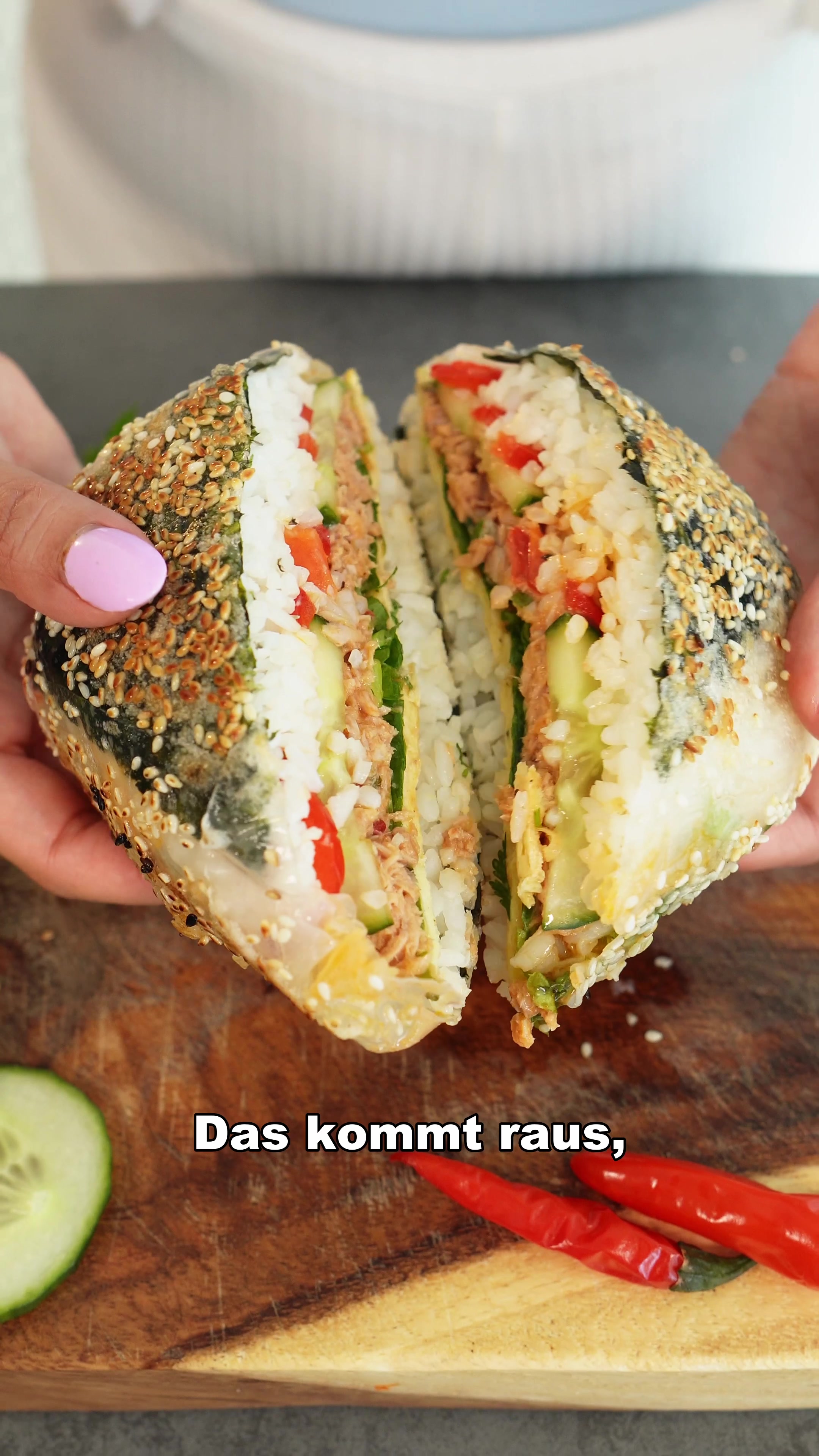 TikTok-Beitrag von @maggie.cooking für SalatKönig
